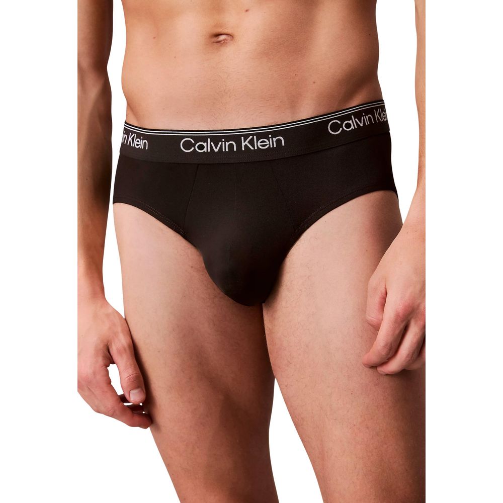 Schwarze Slips aus recyceltem Polyester