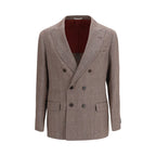 Brauner Leinenblazer