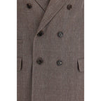 Brauner Leinenblazer
