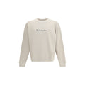 Beige Baumwoll-Sweatshirt