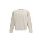 Beige Baumwoll-Sweatshirt