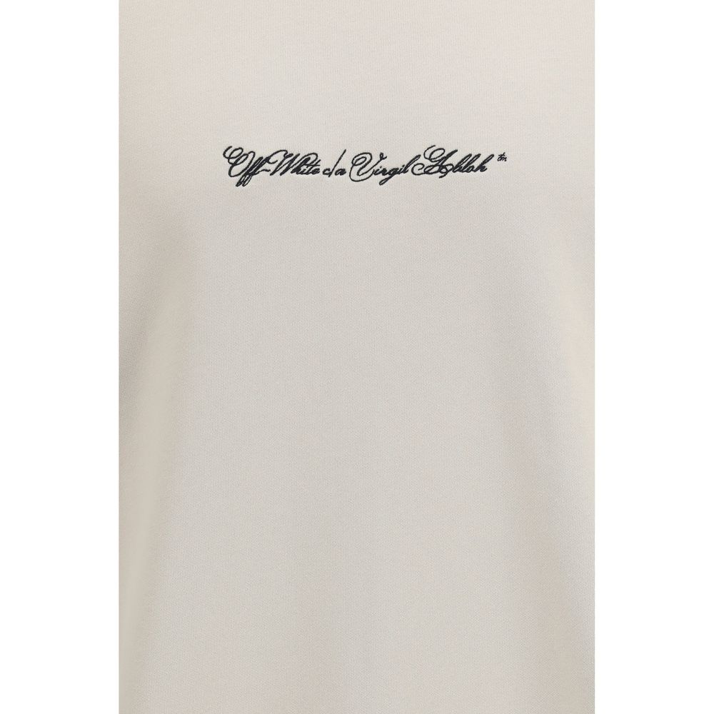 Beige Baumwoll-Sweatshirt