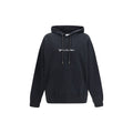 Schwarzer Baumwoll-Sweatshirt