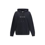 Schwarzer Baumwoll-Sweatshirt