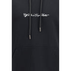 Schwarzer Baumwoll-Sweatshirt