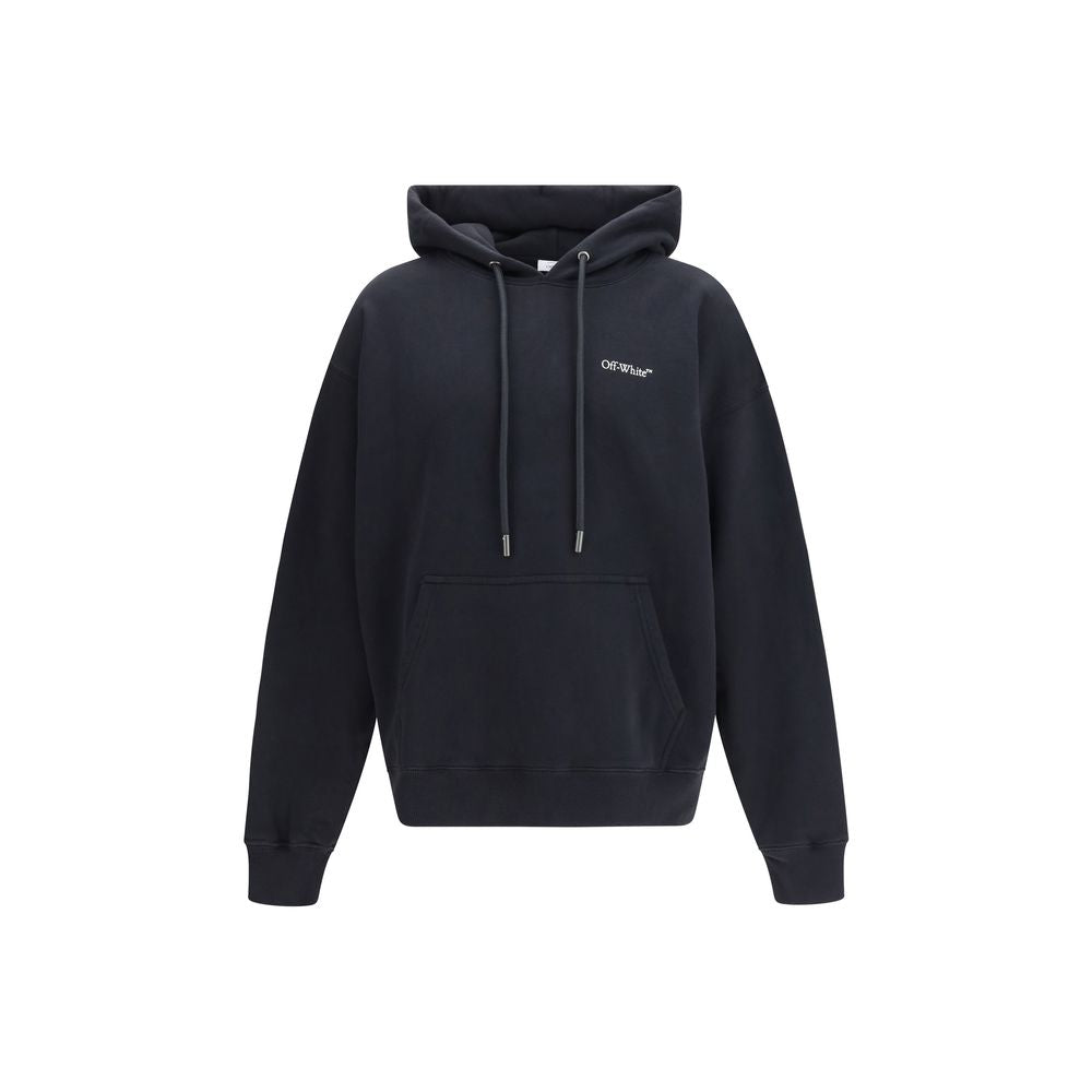 Schwarzer Baumwoll-Sweatshirt Off-White