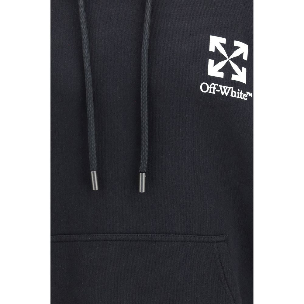 Schwarzer Baumwoll-Sweatshirt