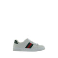 Weiße Low-Top-Sneaker aus Kalbsleder Bos Taurus Gucci