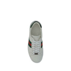 Weiße Low-Top-Sneaker aus Kalbsleder Bos Taurus Gucci