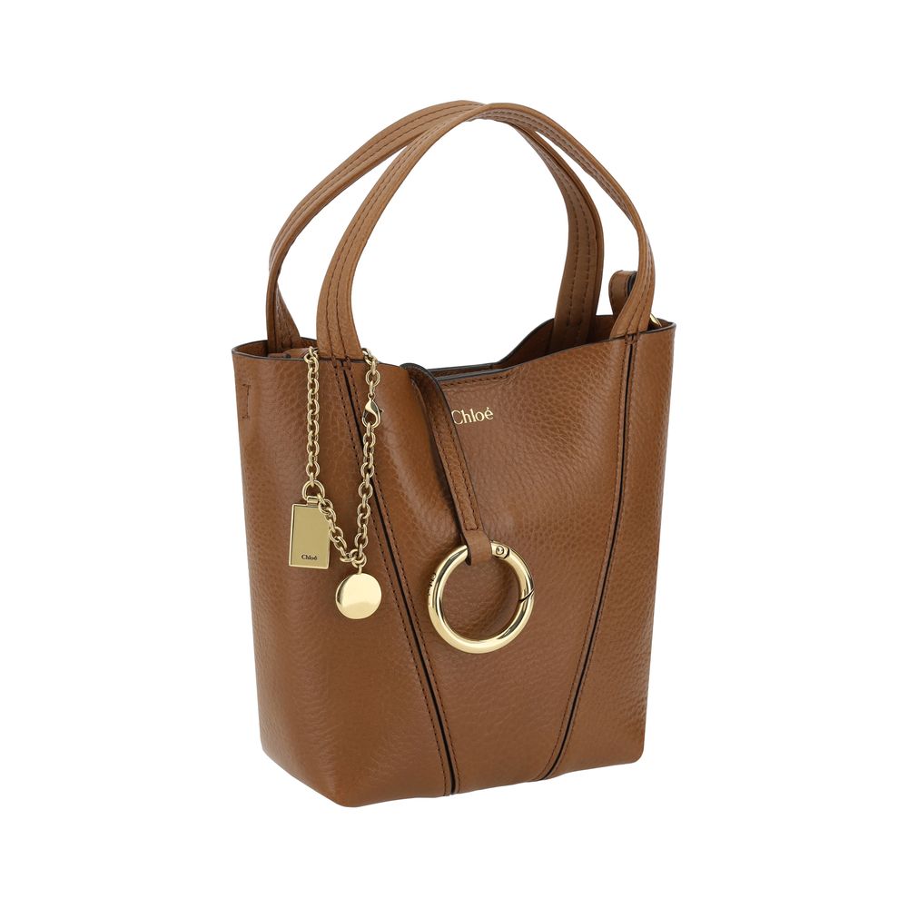 Braune Kalbsleder Bos Taurus Schultertasche