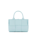 Blaue Lammleder-Tragetasche