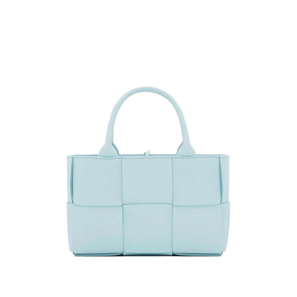 Blaue Lammleder-Tragetasche