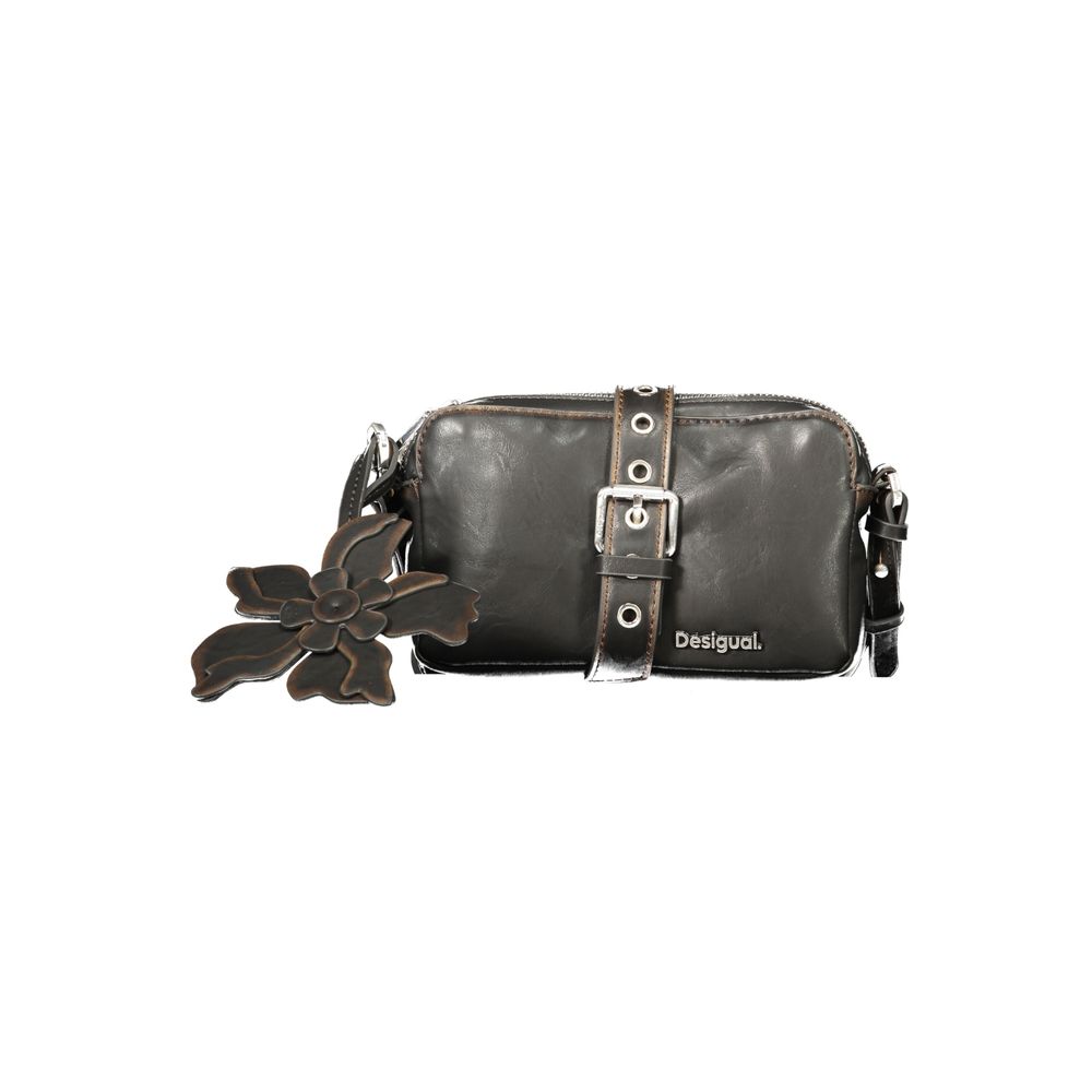 Damenhandtasche aus Polyurethan in Marrone