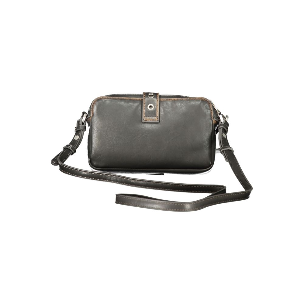 Damenhandtasche aus Polyurethan in Marrone