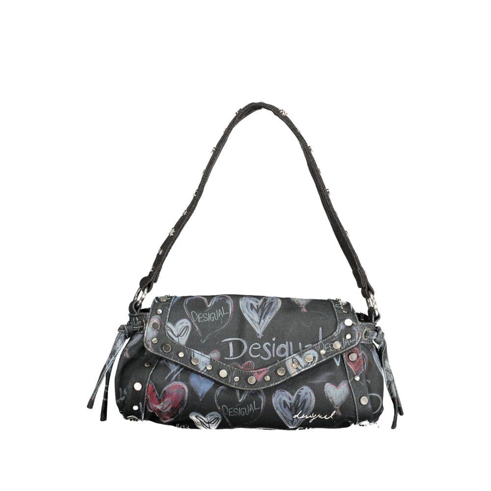 Schwarze Polyester Damentasche