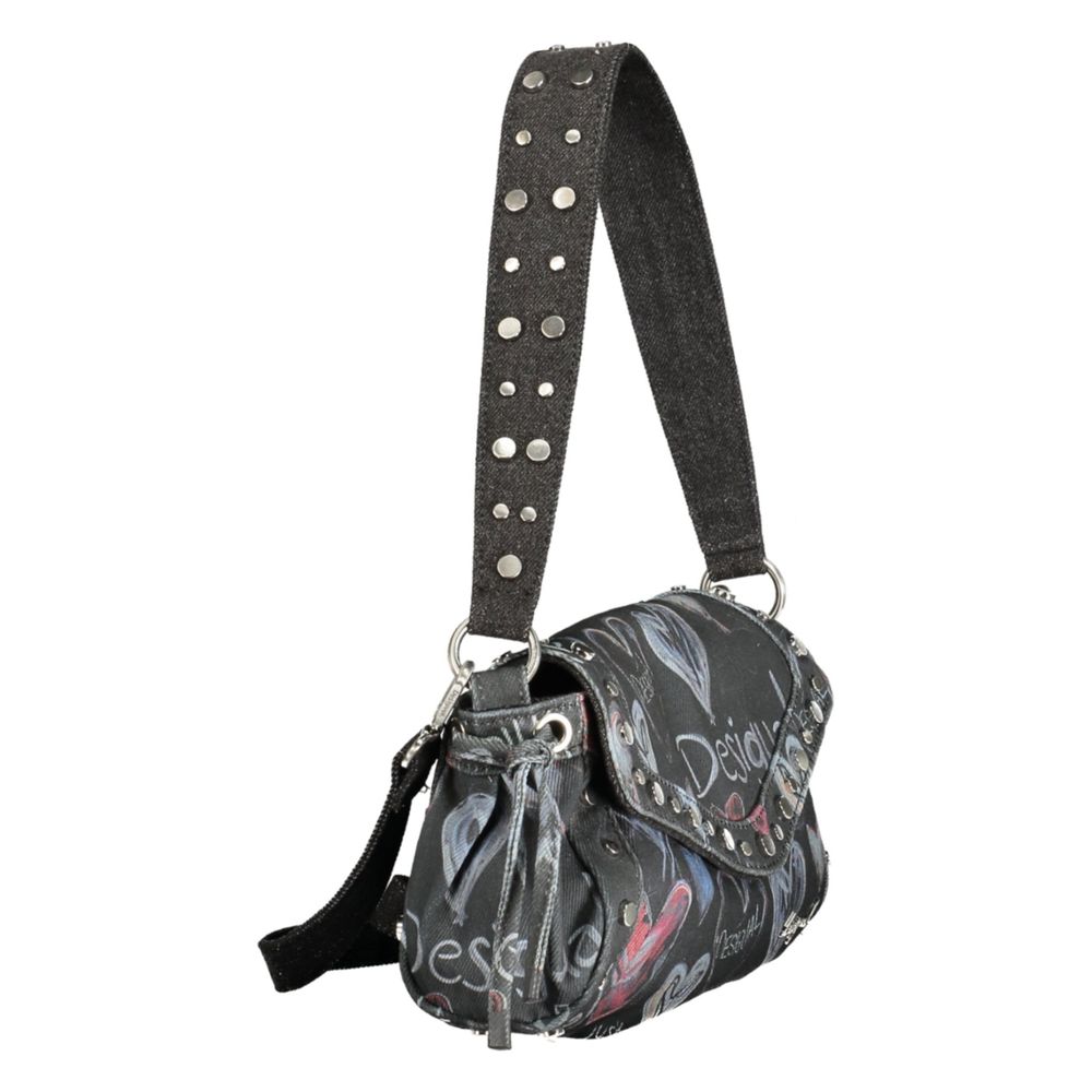 Schwarze Polyester Damentasche