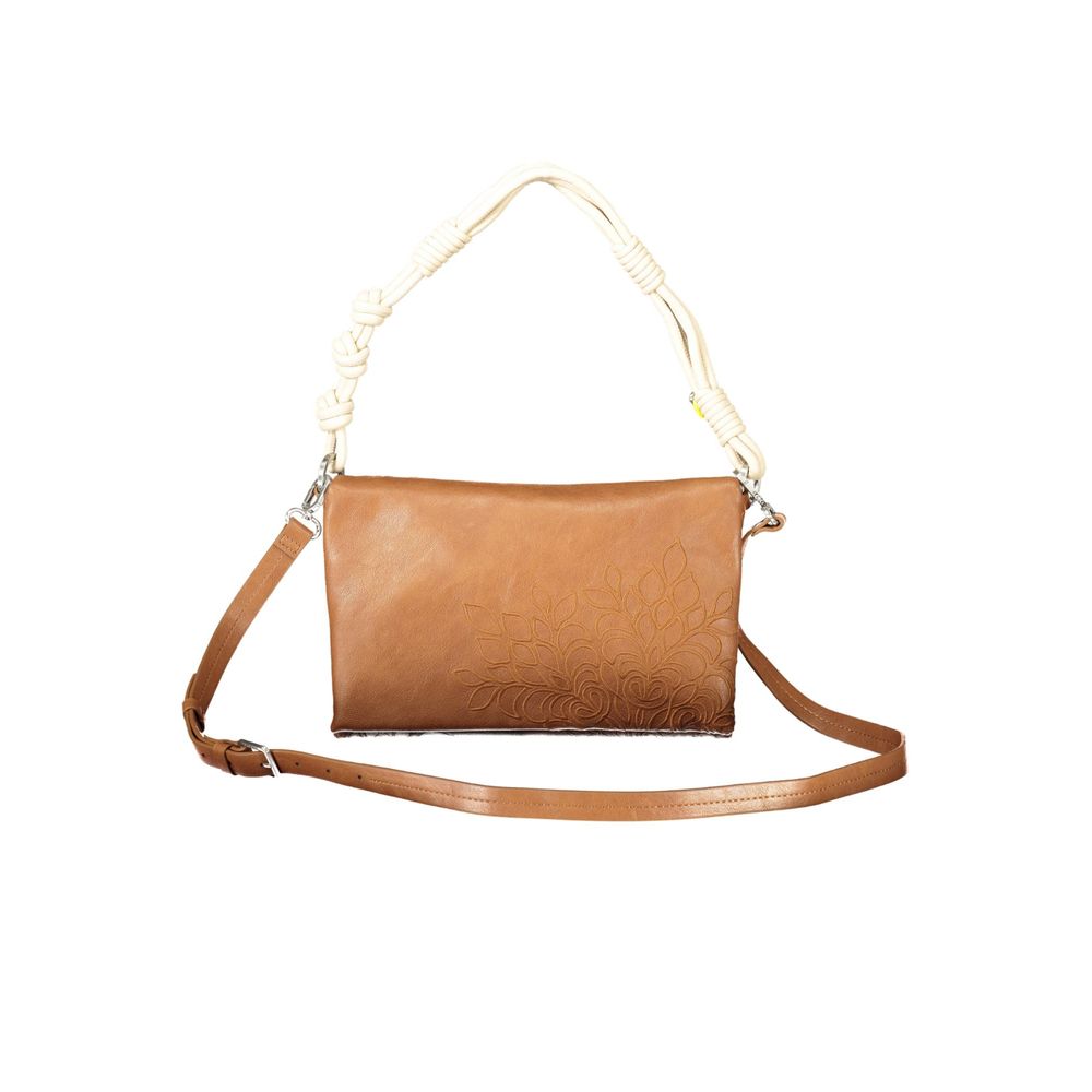 Braune Handtasche aus Polyethylen
