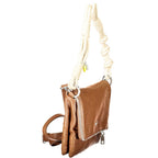 Braune Handtasche aus Polyethylen