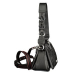 Schwarze Handtasche aus Polyethylen