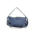 Blaue Baumwolltasche für Damen