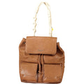 Damenrucksack aus Marrone-Polyurethan