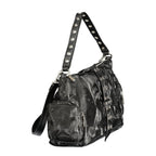 Handtasche aus Nero-Polyurethan für Damen