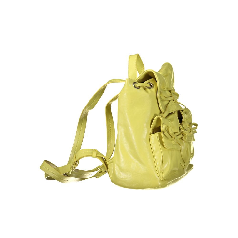 Gelber Rucksack aus Polyethylen