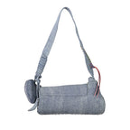 Azzurro Baumwoll-Damen-Umhängetasche