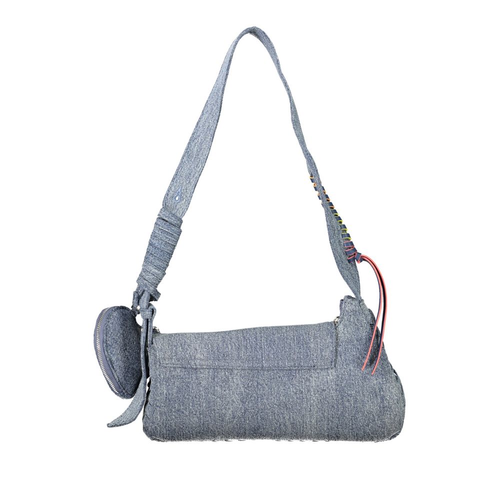 Azzurro Baumwoll-Damen-Umhängetasche