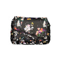 Schwarze Damen-Handtasche aus Polyurethan