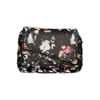 Schwarze Damen-Handtasche aus Polyurethan