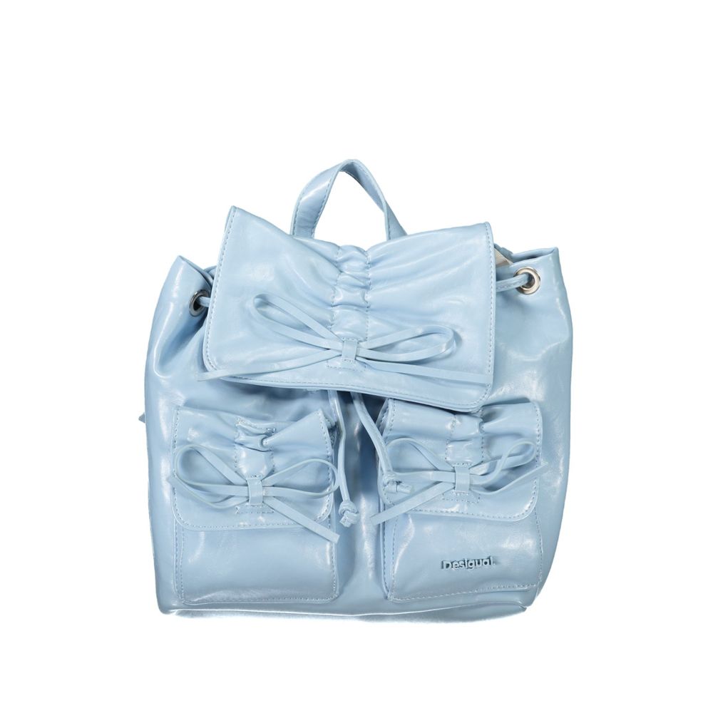 Blauer Rucksack aus Polyethylen