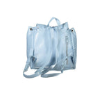 Blauer Rucksack aus Polyethylen
