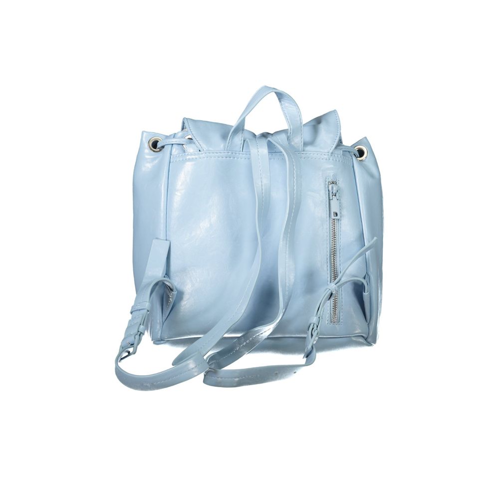 Blauer Rucksack aus Polyethylen