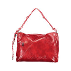 Rote Damen-Handtasche aus Polyurethan