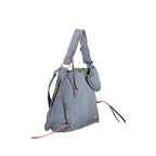 Azzurro Baumwoll-Damen-Tasche