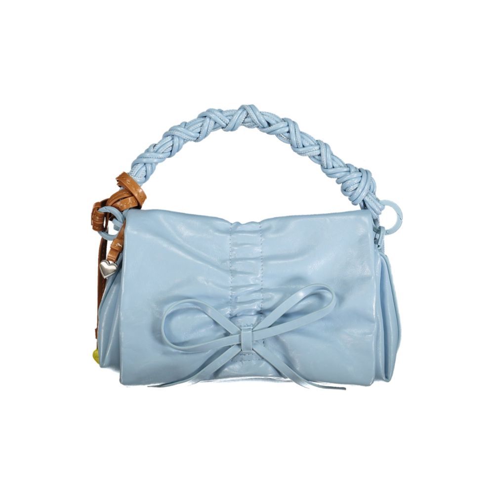 Azzurro Polyurethan Mini-Tasche für Damen