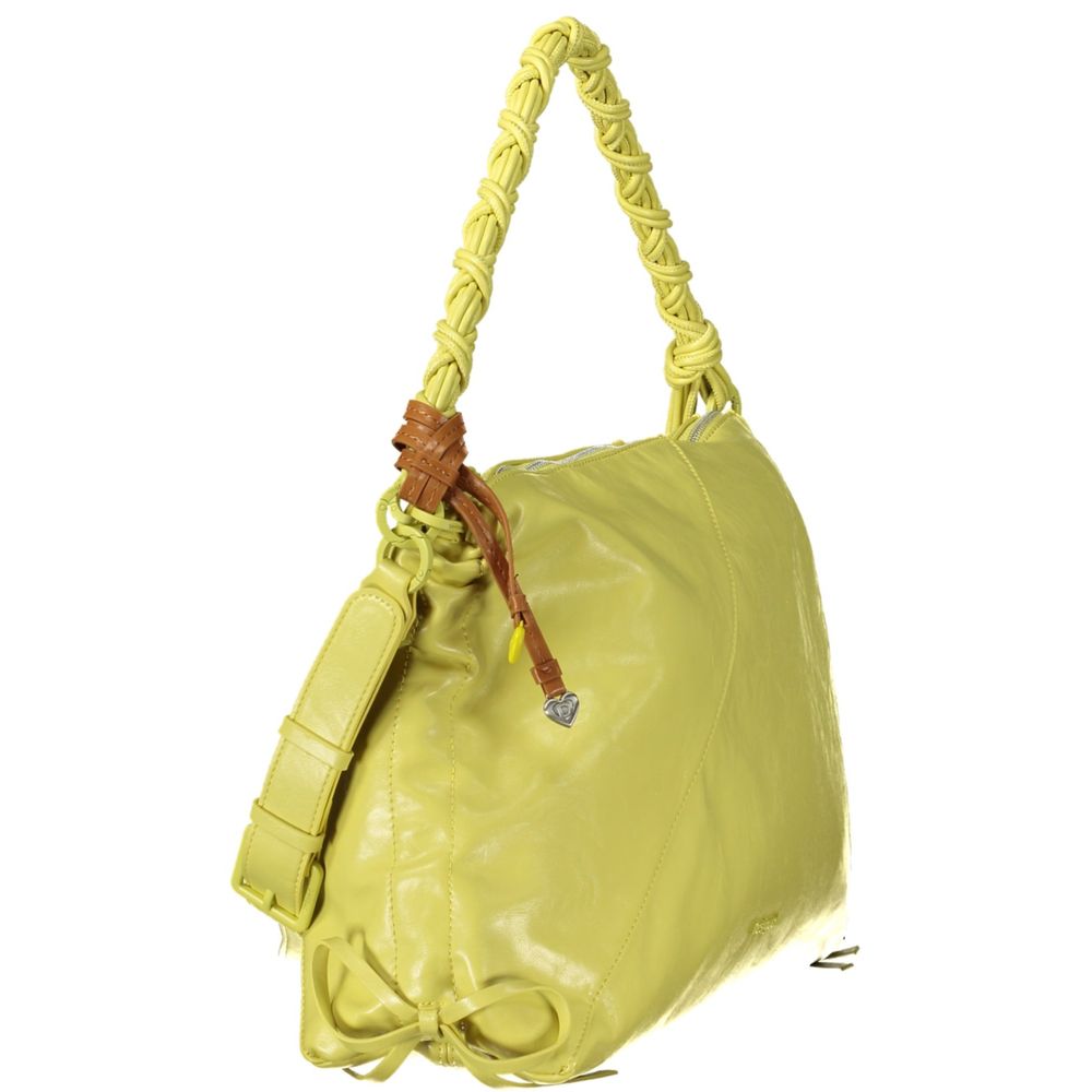 Gelbe Handtasche aus Polyethylen