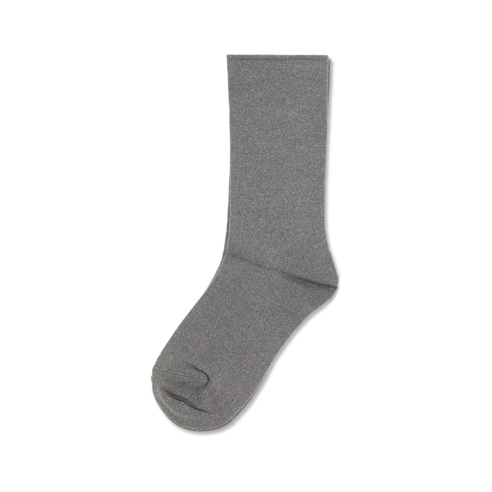 Graue Seidensocken