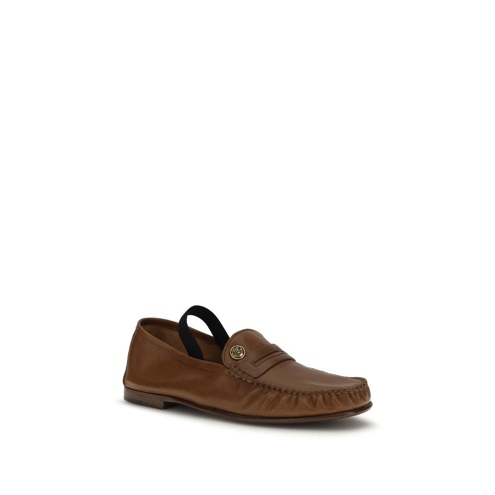 Braune Lammleder-Loafer Ovis Aries Aries