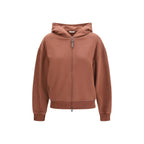 Brauner Baumwoll-Sweatshirt