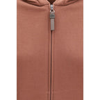 Brauner Baumwoll-Sweatshirt