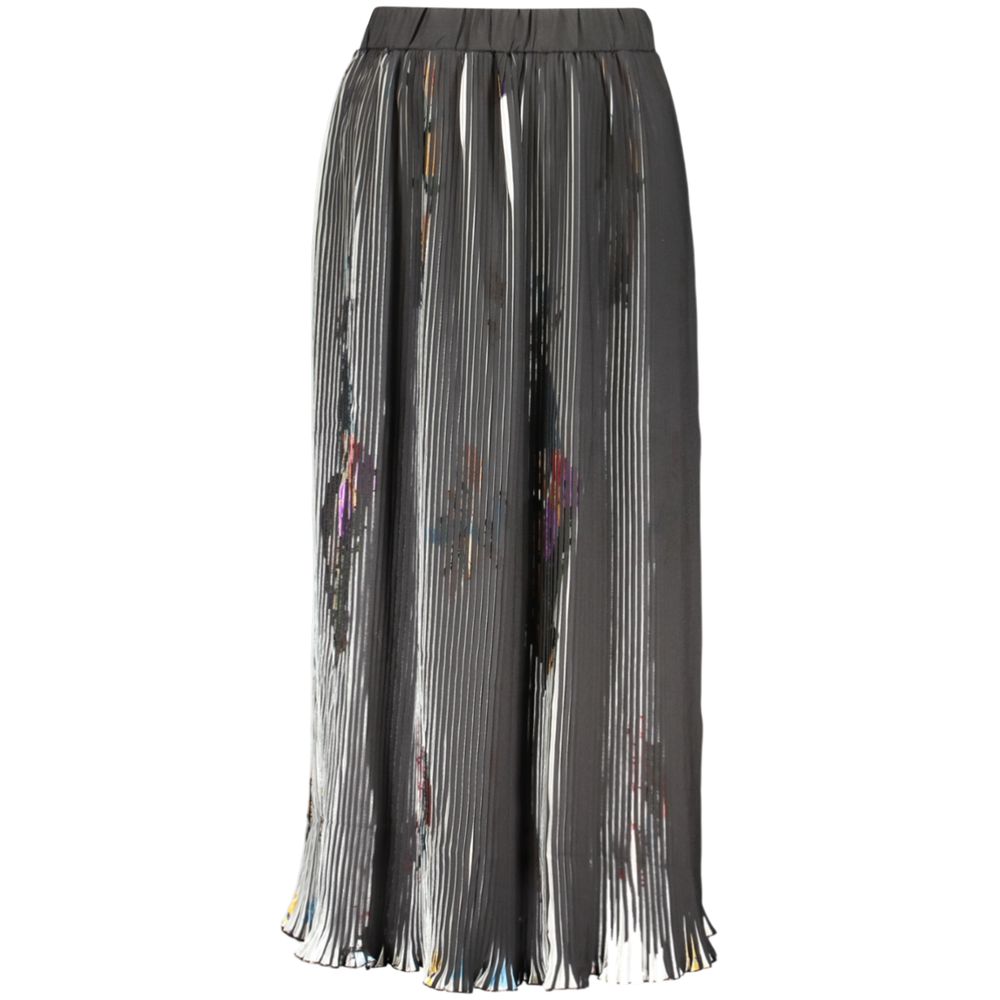 Schwarzer Damenrock aus Polyester
