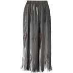 Schwarzer Damenrock aus Polyester