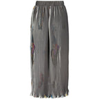 Schwarzer Damenrock aus Polyester