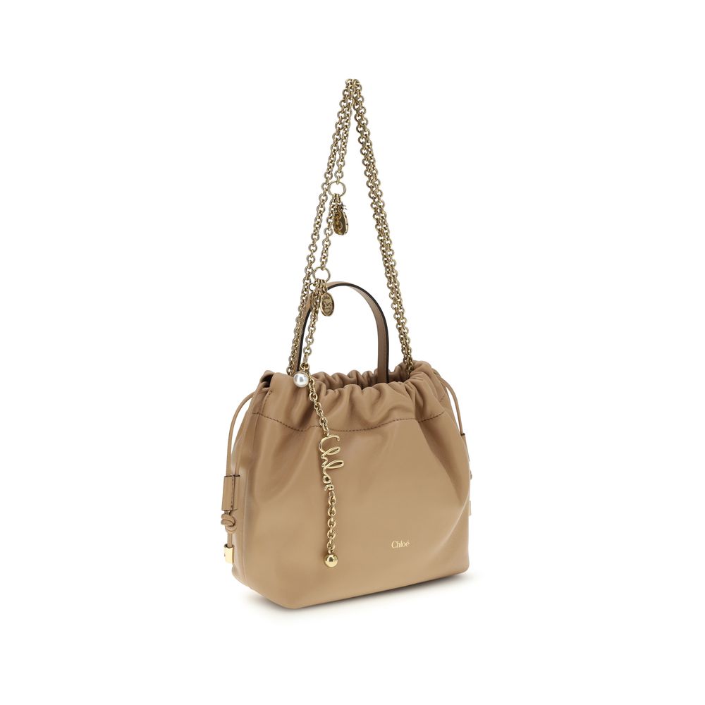 Beige Lamm Ovis Aries Aries Schultertasche