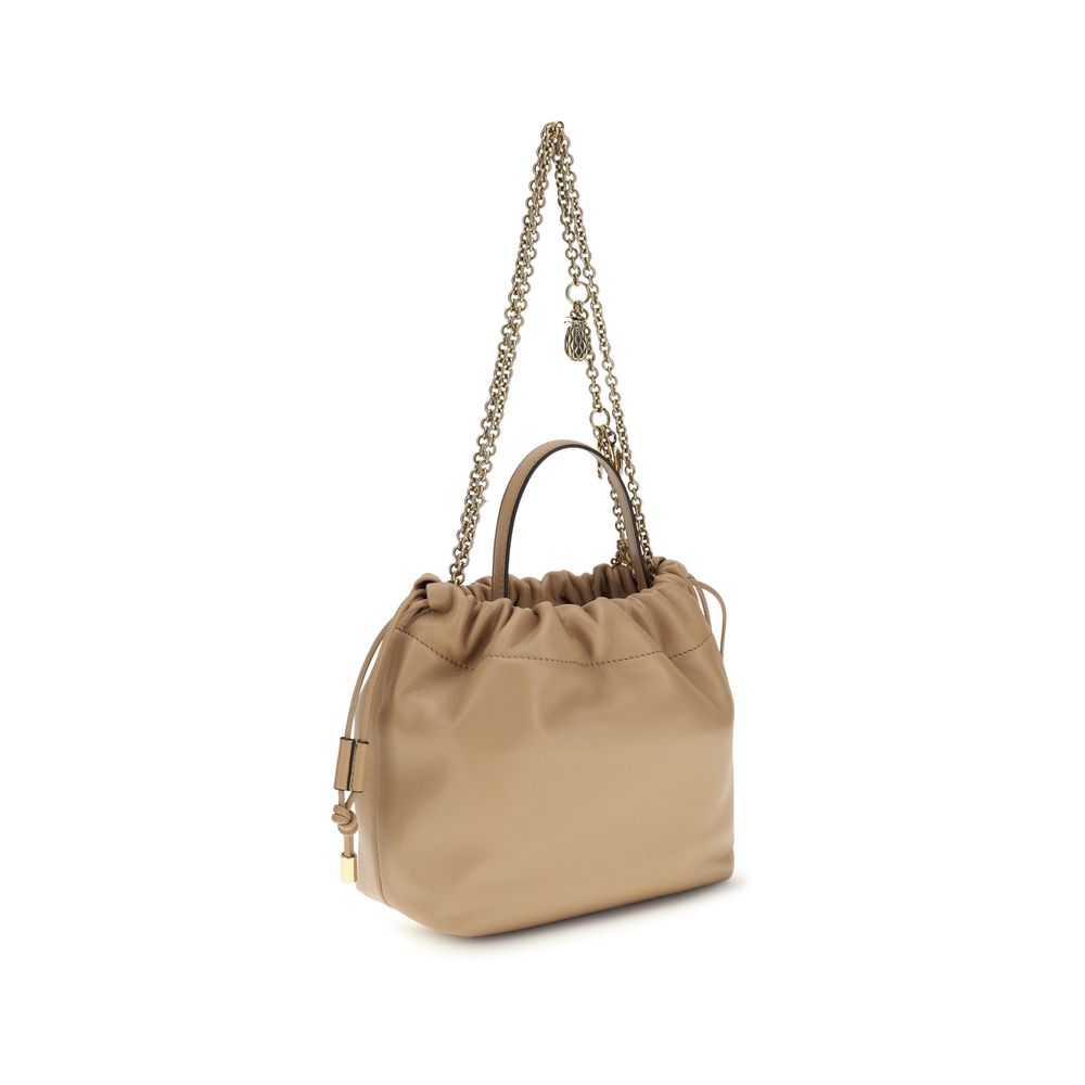 Beige Lamm Ovis Aries Aries Schultertasche