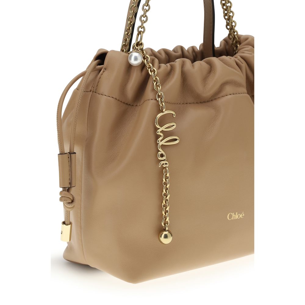 Beige Lamm Ovis Aries Aries Schultertasche