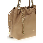 Beige Lamm Ovis Aries Aries Schultertasche