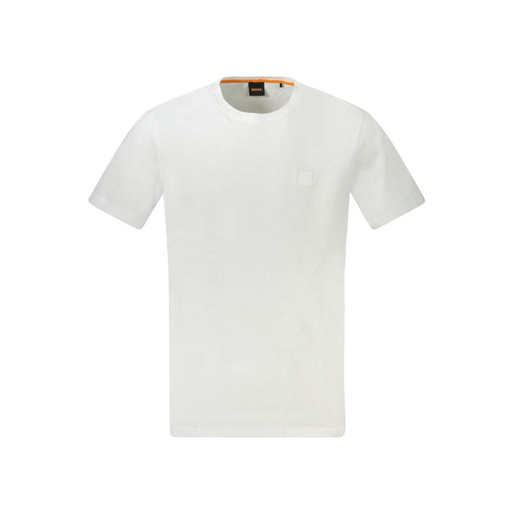 Weißes Baumwoll-T-Shirt für Herren